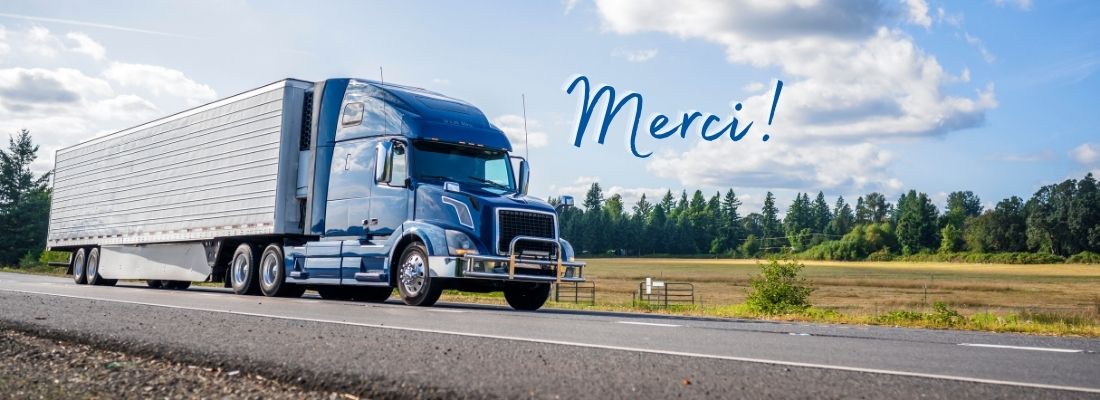 Merci semaine nationale du camionnage