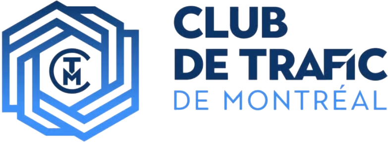 Club Traffic de Montréal-CTM Logo bleu du Club de Trafic de Montréal avec les lettres CTM au centre