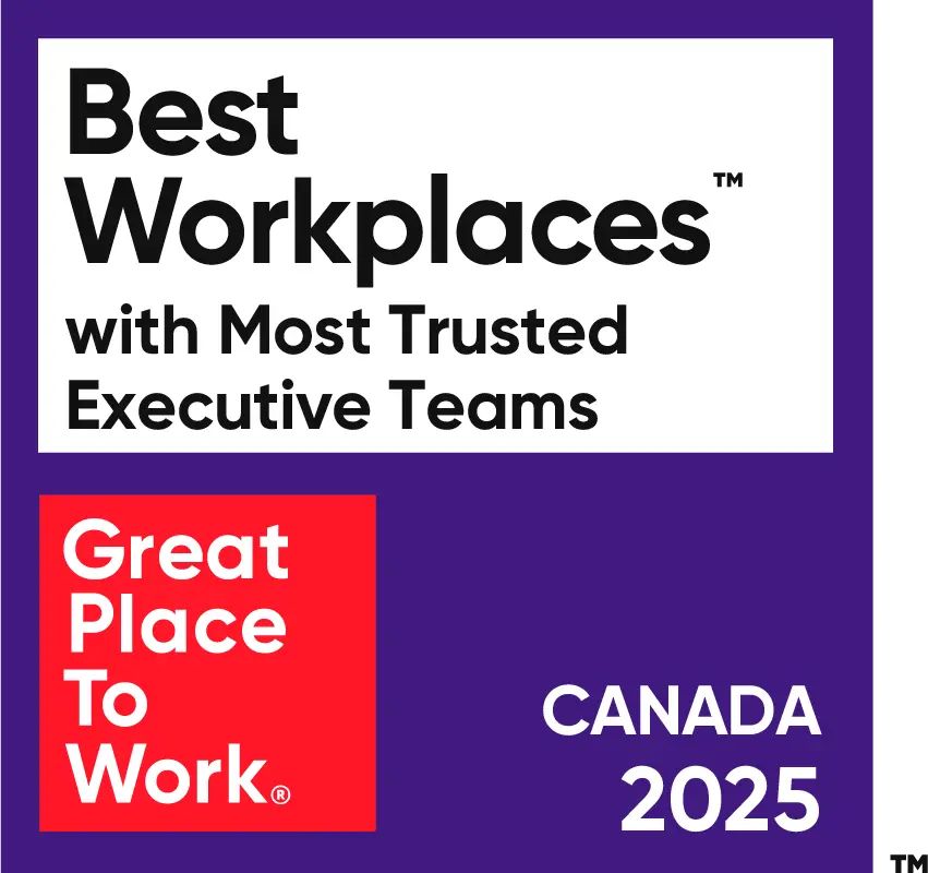 GPTW Canada 2025 - Best Workplaces with Most Trusted Executive Teams